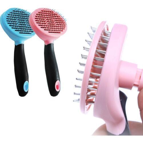 Pet Products Stainless Steel Pet Comb Dog Hair Grooming Comb Pet Hair Removal Brush Pet Combs Originality Cat Dele Comb Metal