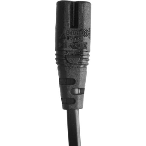 High Quality IEC 320 2-Pin C7 Female To C8 Male Figure 8 Power Adapter Extension Cable 30CM Oct29-A