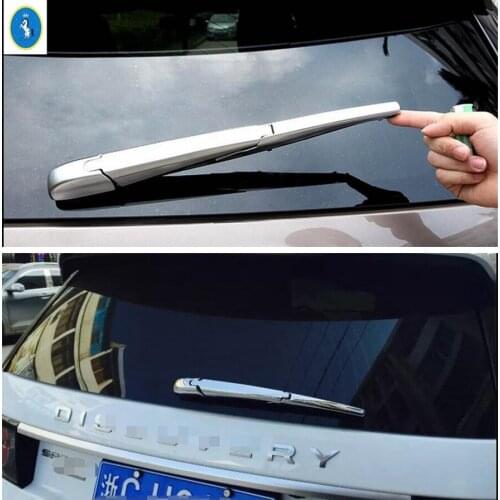 Yimaautotrims ABS Chrome Exterior 3 Pcs Rear Window Wiper Cover Trim Fit For Land Rover Discovery Sport 2015 2016 2017 2018 2019