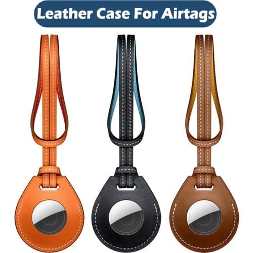 Protective Case For AirTags Anti-Fall Anti-Scratch Accessories Leather Protector Cover Shell Sleeve For Air Tags Locator Tracker