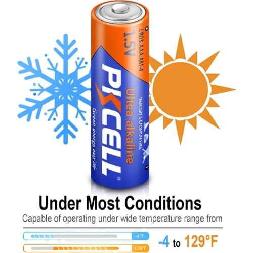 16Pcs PKCELL LR03 1.5V Battery AAA Super Alkaline Primary Battery E92 AM4 MN2400 3A 1.5Volt Batteries