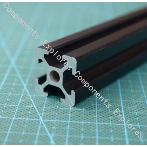 350mm 2020 Black Al profiles for HyperCube 3D printer,4pcs/lot