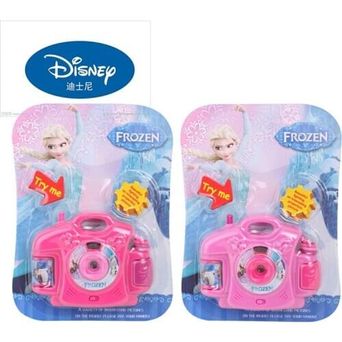 Frozen 3D projection camera anime figures cartoon 8 patterns childrens Disney toys camera child gift for baby camera for Child