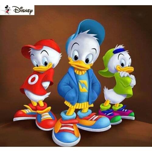 Disney Art 5D Diy Diamond Painting "Cartoon Donald Duck" Diamond Pictures Cross Stitch 3D Rhinestone Embroidery Decor A30334