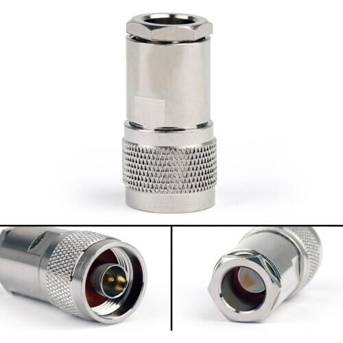 Artudatech 1PCS N Clamp Plug Male RF Coaxial Connector Cable For LMR400 RG8 RG213