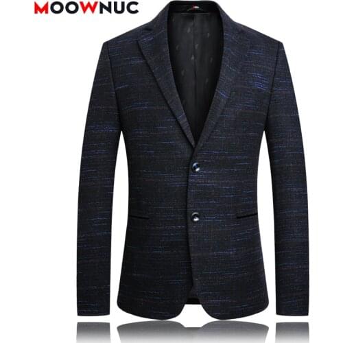 Blazers for Men 2021 Casual Suit Solid Fashion Coats New Wedding Autumn Slim Fit Brand MOOWNUC Bridegrooms Costume Prom Party