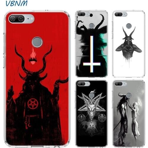 Devil Satan New Fun Frosted Fundas Heart Case For Huawei Honor 20 9 Pro 8X 10 lite 9X 8A 8C 8S V20 20i Y5 Y6 Y7 Y9 2019 Cover