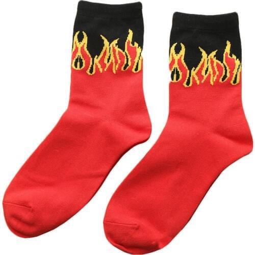 COCOTEKK Mens Red Socks