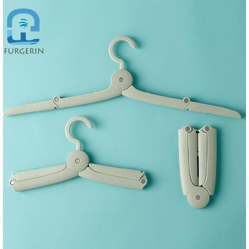FURGERIN Foldable Clothes Hanger Baby clothes hangers coat rack for kids hanger Clothing Drying Rack Travel Sock Hangers