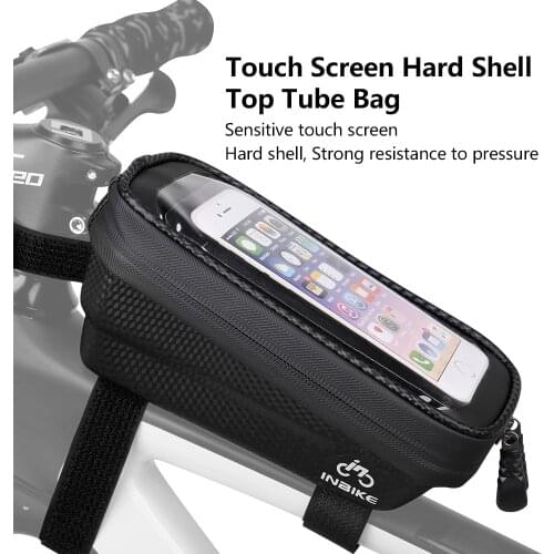 Inbike 2021 Bike Bag Touch Screen Bike Top Tube Bag Cycling Waterproof Bicycle Bag MTB 6.5Inch Phone Case Bicycle Accessories