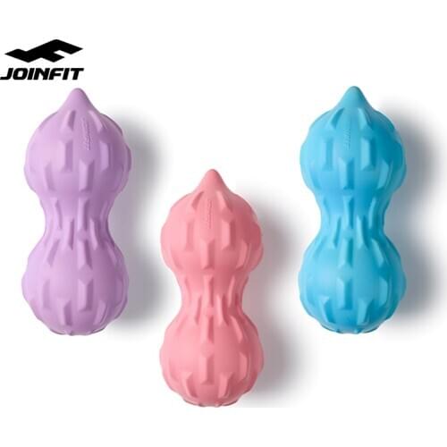 JOINFIT PU Peanut Shape Massage Yoga Sport Fitness Ball Stress Relief Body Hand Foot Spiky Massager Trigger Point Foot Pain