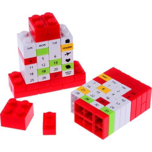 Cute Variety DIY Calendar 4 Colors Creative Perpetual Puzzle Puzzle Birthday Calendars Gifts