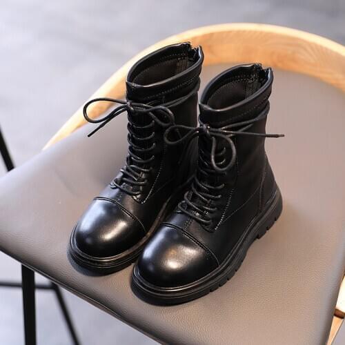 Fashion Martin Boys Waterproof Winter Boot Little Gir For Children 2020 Kids Autumn Boots Sneakers 3 4 5 6 7 8 9 10 11 12 Years