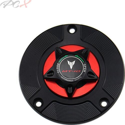 LOGO MT-09 Motorcycle Accessories Gas Fuel Tank Cap Cover CNC Aluminum for YAMAHA MT09 FZ09 FZ-09 2014 2015 2016 2017 2018 2019