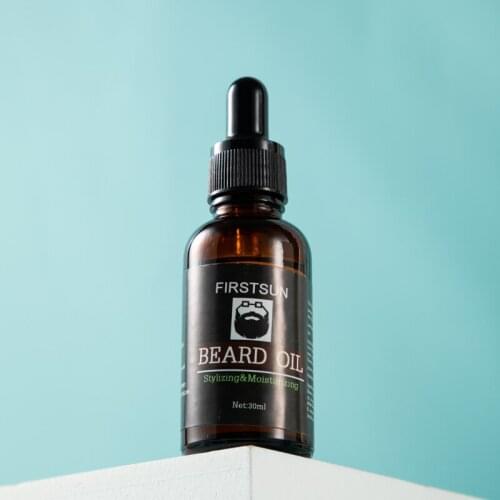 Natural Organic Beard Oil Leave In Conditioner for Beard Growth Mens Beard Oil Kit Shape Beard Care Balm Soften Moustache Oil