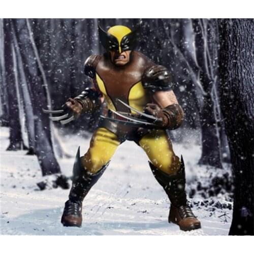 One:12 X-Men Origins Wolverine MEZCO Articulated PVC Doll Toys Decoration 6 inches