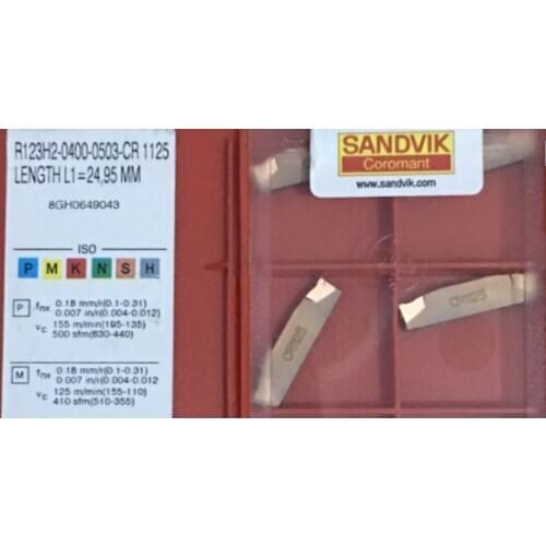 ORIGINAL 10PCS CARBIDE INSERT R123H2-0400-0503-CR1125
