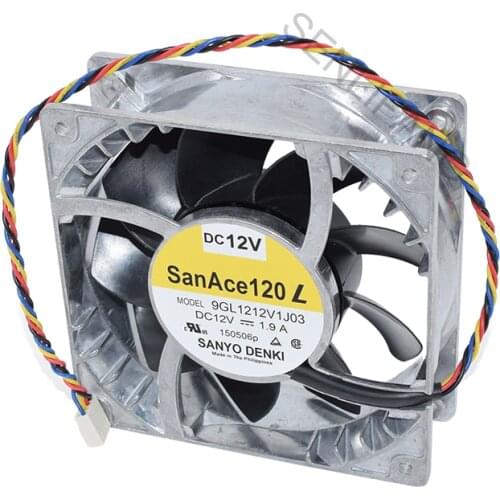 Original 9GL1212V1J03 DC12V 1.9A 150506P High Temperature Waterproof Cooling Fan