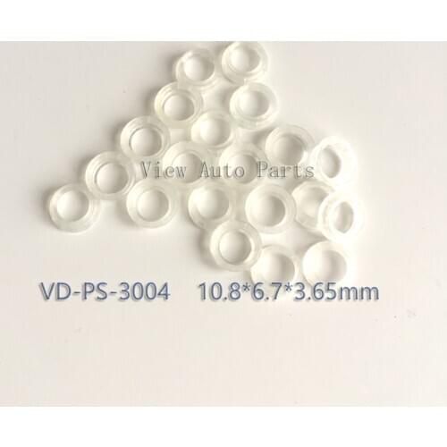 50pcs Fuel Injector Plastic Part Spacer Seal Pintle Cap Fit for Ford Chevrolet OEM 9202100 10.8*6.7*3.65mm VD-PS-3004