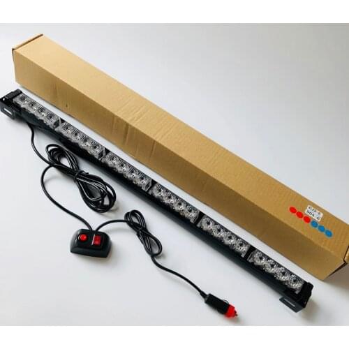 12v Police Led flashing light bar Car beacon warning light Red/Blue Emergency Strobe fog lamp Autos Led driving Caution lights