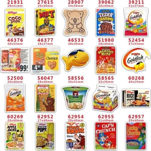 DIY Craft Supplies Sewing Accessories Cartoon Cookies Printed Planar Resins Mold 10 Pieces. PR-21931