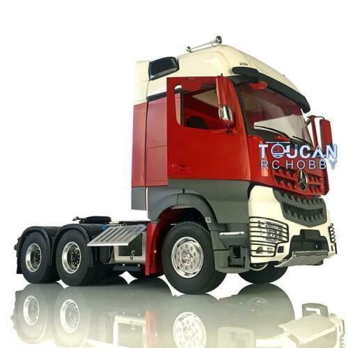 RC LESU 1/14 Metal 6*6 Chassis Motor Painted Hercul Arco Cabin Tractor Truck THZH0819-SMT4