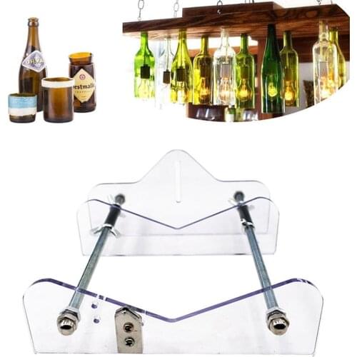 Special offer Glass Bottle Cutter Cutting Tool Square and Round Wine Beer Glass Sculptures Cutter DIY tool Glass Cutting Machine