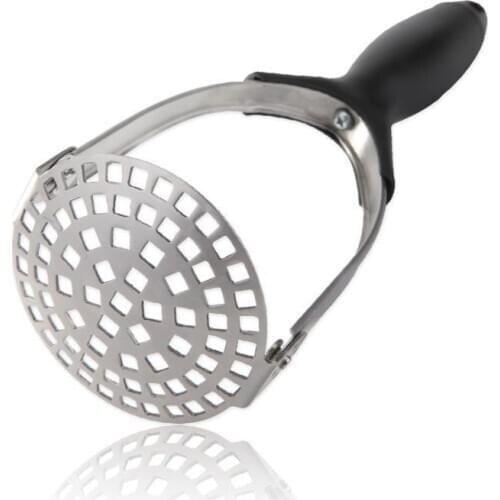 Stainless Steel Hand Held Potato Masher For Smooth Mashed Potatoes Fruit Vegetable Tools Press Crusher Puree Juice Maker