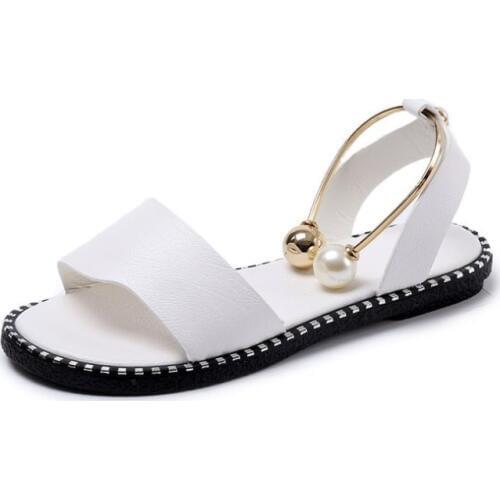 Women Sandals Flip Flops 2019 New Summer Fashion Rome Slip-On Breathable Non-slip Shoes Woman Slides Solid Casual Female