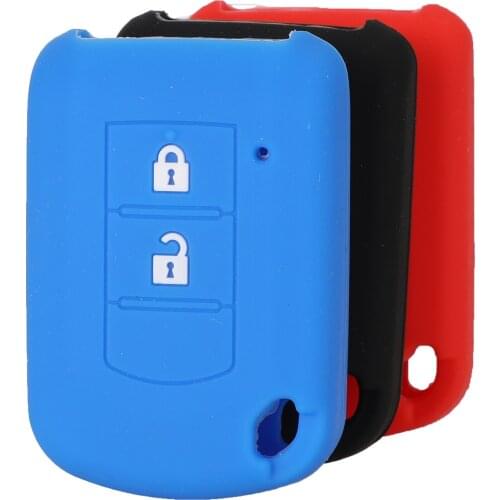 Kutery 2 Buttons Silicone Rubber Key Case Cover Shell Set Skin For Mitsubishi Asx Outlander Lancer EX Galant Pajero