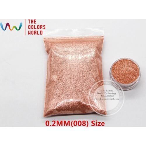 TCJ101 Pearlescent Light Orange Colors Hexagon shape Glitter for nail Art nail gel makeup or DIY decoration