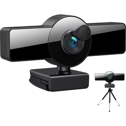 Webcam1080P USB Web Camera Built-in Microphone with Tripod for Laptop Video Call