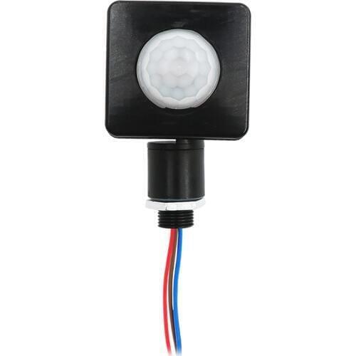 High Quality Automatic 10MM 12MM AC 85-265V Security PIR Infrared Motion Sensor Detector Wall LED Light Outdoor 160 Degrees