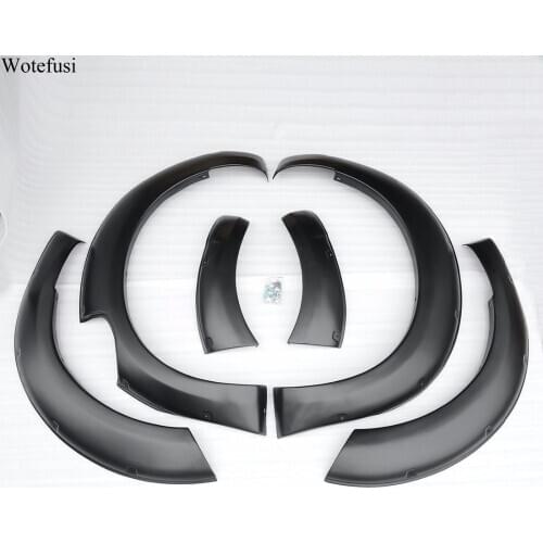 Wotefusi Matte Black Fender Flares For Nissan NP300 D23 Navara 4 Door 2015 2016 [QPA309]