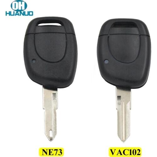 1 Button Smart Remote Key Shell Case Fob for Renault Clio II Symbol Kangoo NE73 OR VA2 Uncut Blade