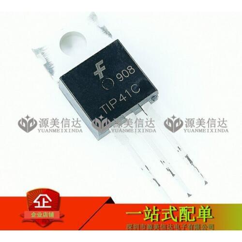 100% New&original TIP41C 100V/6A/65W NPN TO-220