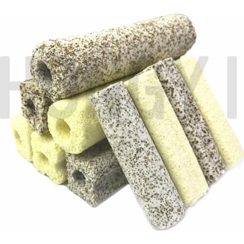 HONGYI 2 pieces/lot aquarium filter material fish tank nitrifying bacterial house nano biological column 9.5*2.5*2.5