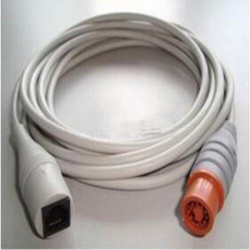 FREE SHIPPING 100% Compatible For Fukuda 12pin to Abbott transducer IBP Adapter Cable IBP Cable TPU 3.6M Patient Monitor Cable