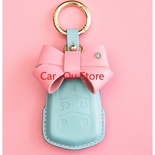 For Cadillac XT4 XT5 XT6 CT5 CT6 CT4 Smart Key Keyless Remote Entry Fob Case Cover Key Chain