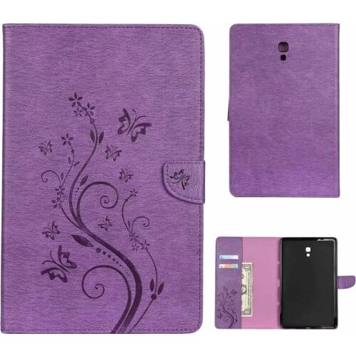 Flip Case for Samsung Galaxy Tab A T590 T595 10.5 Inch Tree Pattern PU Leather Tablet Shell Stand Cover Holder Card Funda+pen