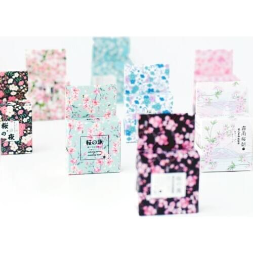 Cute Kawaii cherry Japanese Sakura Masking Washi Tape Decorative Adhesive Tape Decora Diy Scrapbooking Sticker Label Stationery
