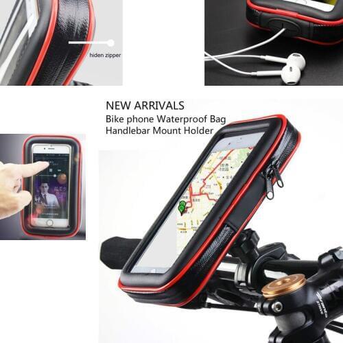 Touch Screen Bicycle Bike Motorcycle Phone Holders Stands Case Bags For Galaxy A10 A20 A40 A70 A60 A80,vivo iQOO V15 X27 Pro S1