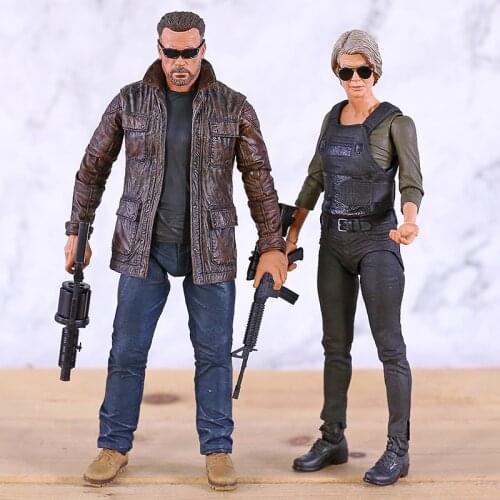 New Type NECA Terminator T-800 Dark Fate Sarah Connor Action Figure Collectible Model Toy Gift