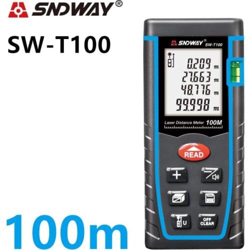 Laser Distance Meter 40M 60M 80M 100M Rangefinder Laser Tape Measure Range Finder Build Measure Device Ruler Test Tool