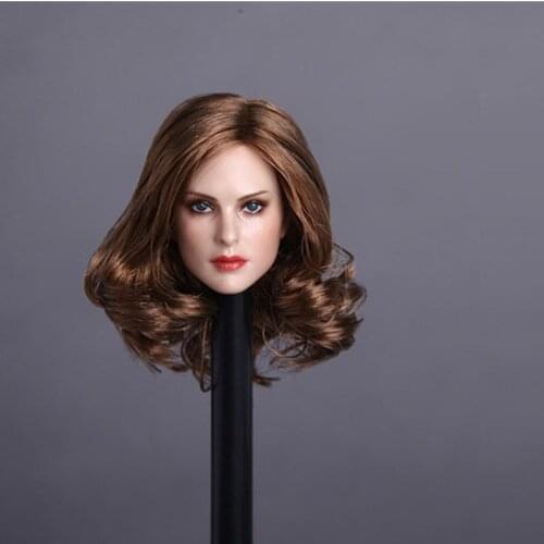 1/6 Scale Female head sculpt Hollywood star plant hair European and American Emma For 12'' Action Figure DIY Accessory