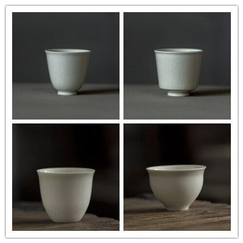 Sample tea cup manual kung fu tea home pure handmade sample tea cup single cup warm heart cup