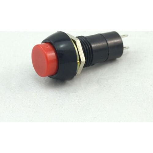 250V 3A Self-locking Push button Switch ON/OFF 12MM for mobility scooter parts head light 10PCS in a pack