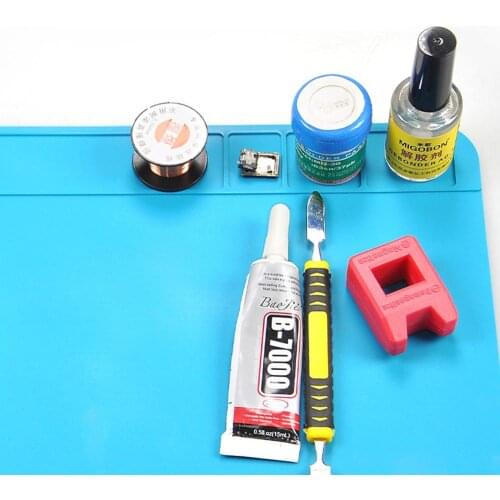 Heat Insulation Working Mat Heat-resistant Soldering Station Repair Insulation Pad Insulator Pad Maintenance Platform