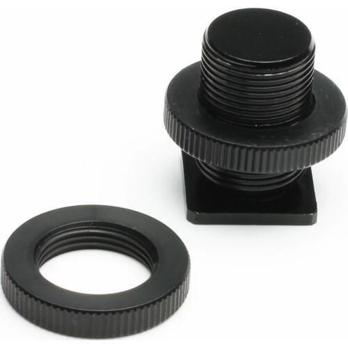 1/4" 5/8" Hot Cold Shoe Mount Screw fr XLR Microphone Camera Carbon Fiber Mic Rod Holder Suspension Shock Bracket Adapter