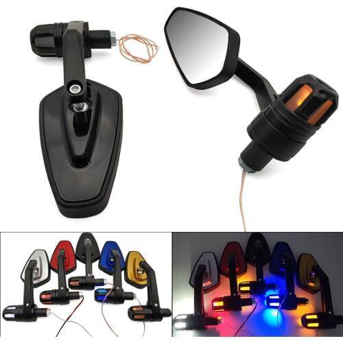For BMW C600 C650 Sport C650GT C400GT S1000RR S1000XR Motorcycle retrovisor Mirrors accessories With LED Turn signal Light